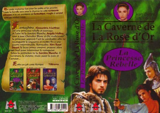 Jaquettes - VHS &laquo La caverne de la rose d'or &raquo. - Princesse  Fantaghiro