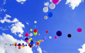 season balloons color sky balloons 