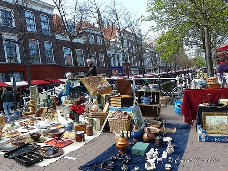 Delft, le long des canaux 