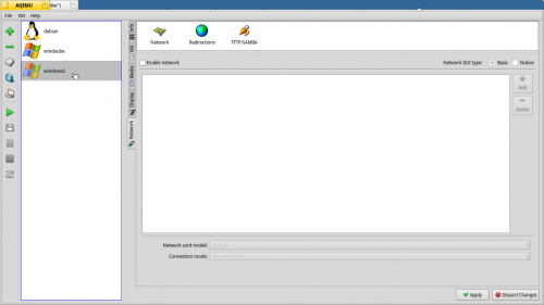 Créer une VM avec Aqemu/qemu (Debian,Windows etc...)