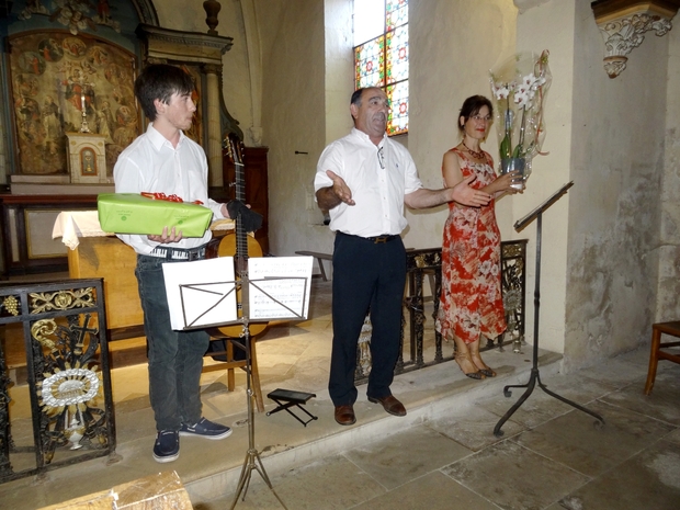 Augustus Woodrow et Camille Van Lunen ont enchanté le public dans l'église d' Essarois