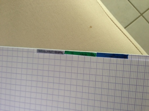 Cahier pour ne rien oublier