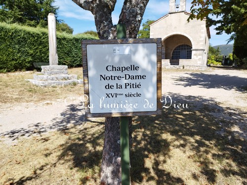 Mons (Var), la chapelle Notre-Dame de Pitié