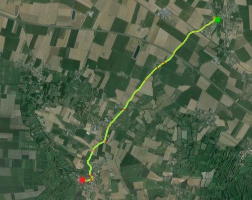 Etape 25: St Michel Le Cloucq - Maillezais (21.6km)