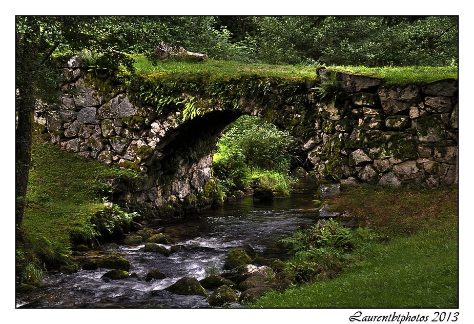 Le petit pont sur le Rudlin Vosges