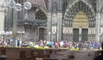 Fronleichnam in Köln vor dem Dom