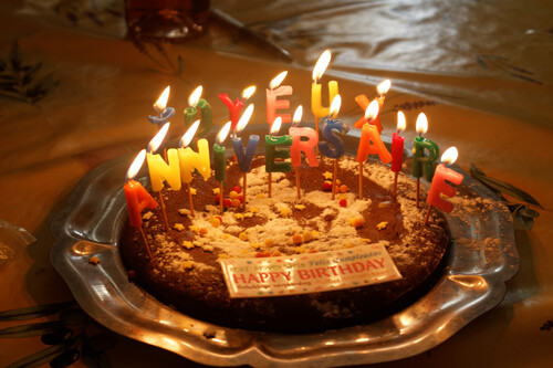 Gâteau d'anniversaire de Gabrielle ( 3 ans ) et Noé (2 ans)