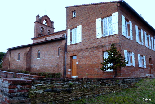Vieille-Toulouse : l’église en décembre