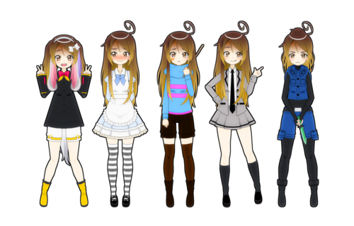 [Kisekae - Creator] A few outfits ~