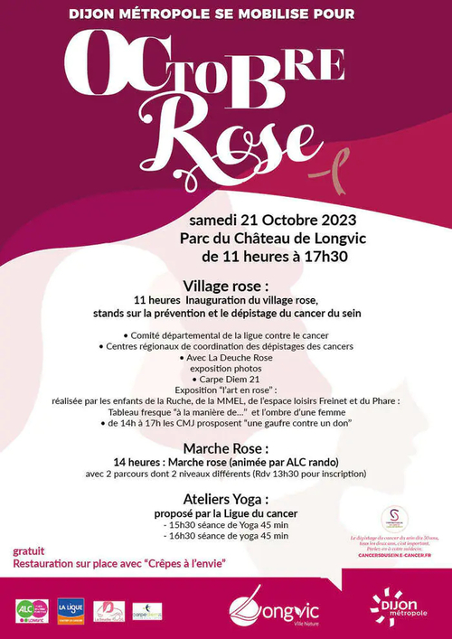 "Octobre Rose à Longvic" - Samedi 21 octobre 2023