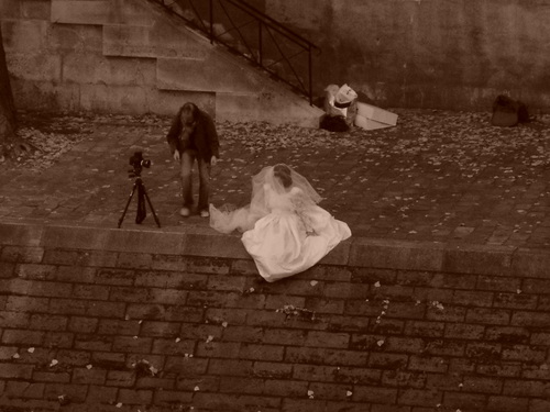 La mariée des bord de Seine