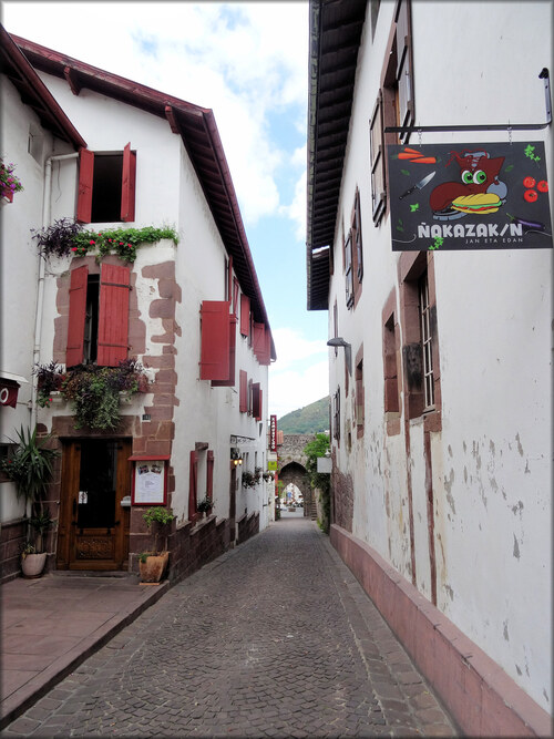 Les rues de Saint Jean pied de Port