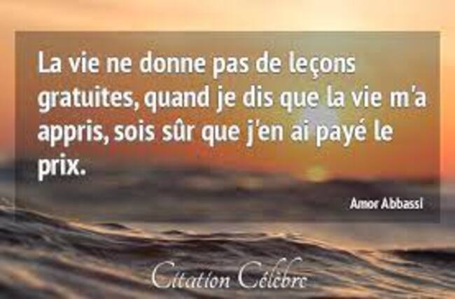 citation sur la vie 