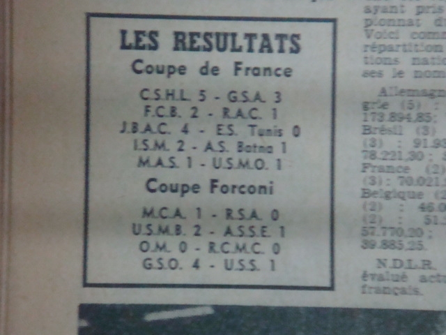 12.12.1954 Coupe Forconi MCA-RSA 1-0