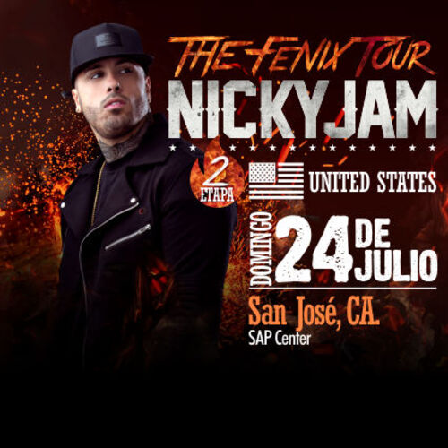 CONCERT NICKY JAM "AVE FENIX TOUR USA 2016"