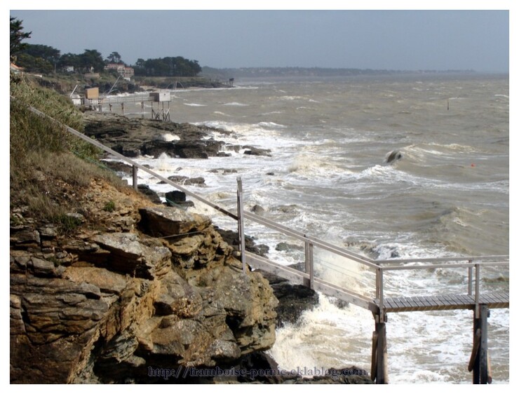 Tempête sur Pornic 