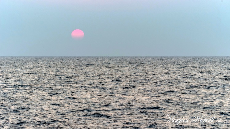 Dubaï : Coucher du soleil sur le golfe persique