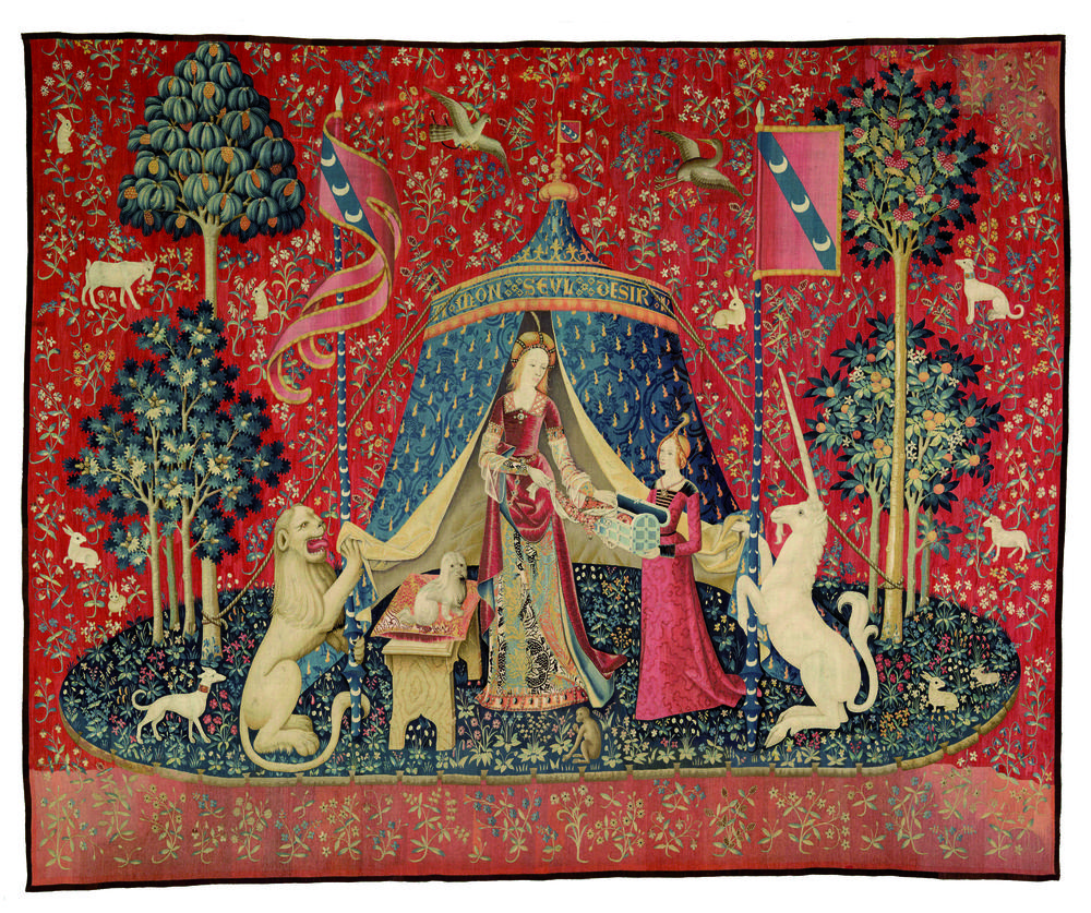 Que fait la Dame à la licorne chez Gryffondor ?