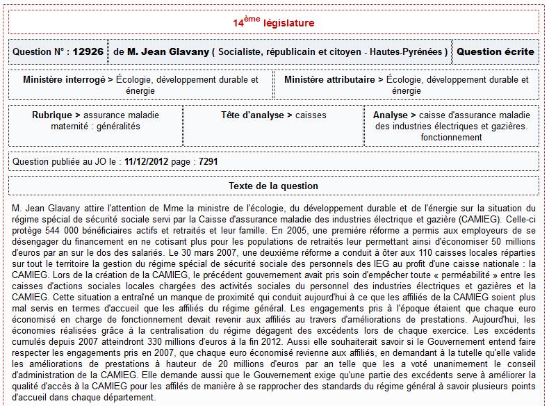 Encore de nouvelles questions, de députés concernat le TRUCPASPOSSIBLE...