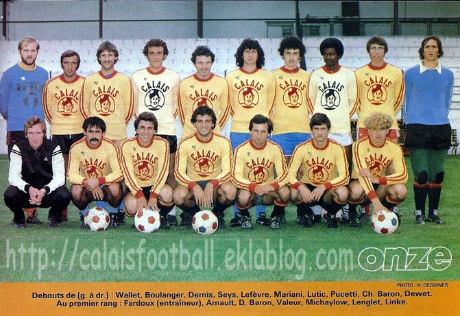 Photo CRUFC .A -  Saison 1981/1982 Division 2