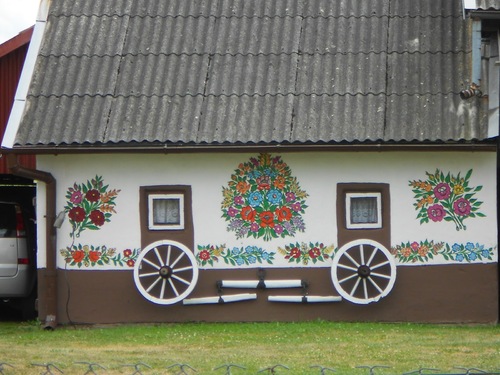 Zalipie-maisons peintes Pologne