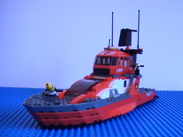 Lego - le bateau des pompiers