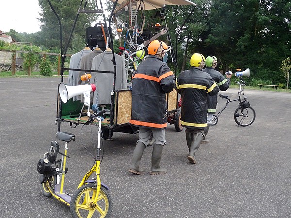 La compagnie "L'air de rien" a fait étape à Chaumont le Bois !