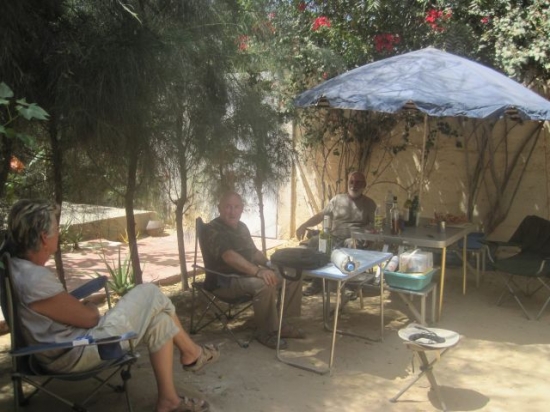 Mauritanie Nouakchott Repas langoustes à Jéloua