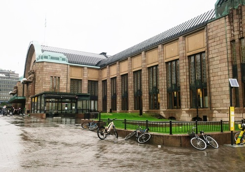 La Gare centrale à Helsinki