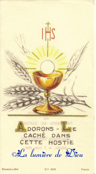 Prière (Saint Sacrement)