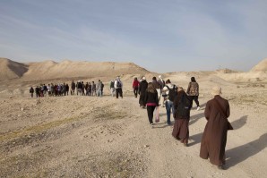 marche dans le desert