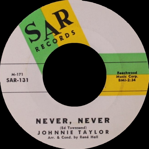 Johnnie Taylor : CD " SAR & Derby Records The First Singles 1961 - 1965 " SB Records DP 79 [ FR ]