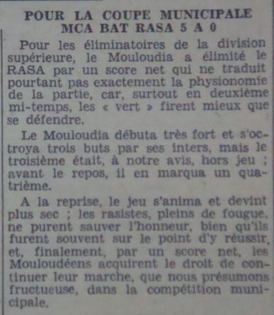 23.6.1935 coupe municipalité mca bat rasa 5-0