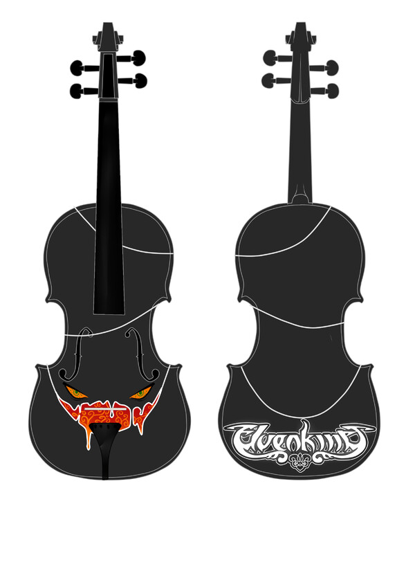 Violon Elvenking groupe metal italien