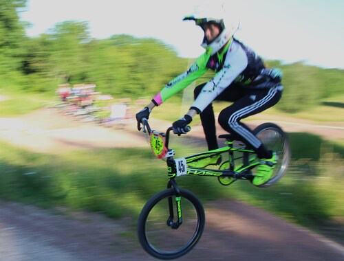 entrainement BMX Mandeure  29 juin 2016 avec un invité surprise