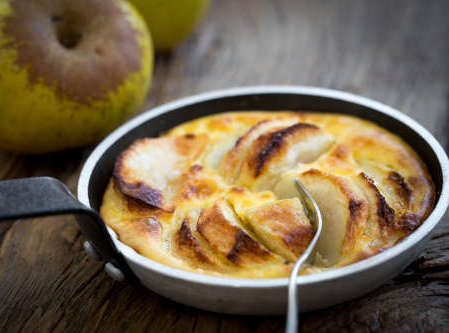 Pomme fondante creme et vanille