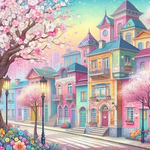 fond image printemps pastel