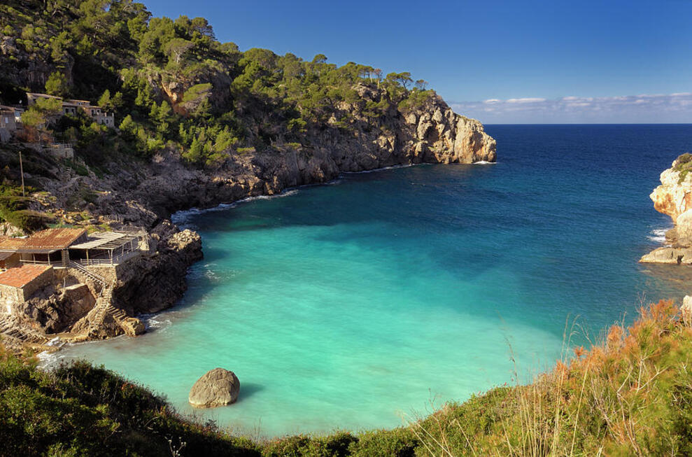 Majorque - Ouest de l'île -  cala Deïa - village de pêcheurs