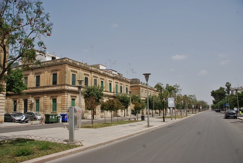 Lecce, en Italie, autour de la Porta Napoli (photos)