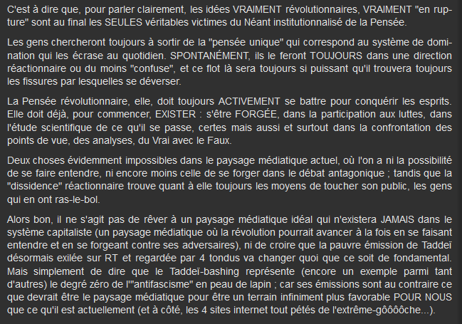 Analyse et rétrospective historique du FASCISME ANTI-POLITIQUE - 4e partie et conclusions