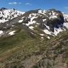 Depuis les Arazures, le pic de la Gradillère