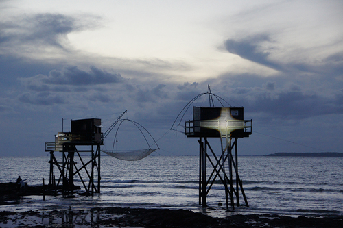 L'association Territoires imaginaires présentait le samedi 12 septembre la nuit des pêcheries à Tharon-plage.