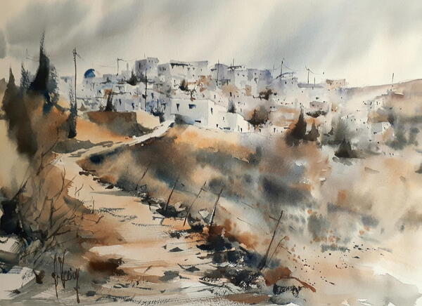 Aquarelles de : Jean Luc Decron