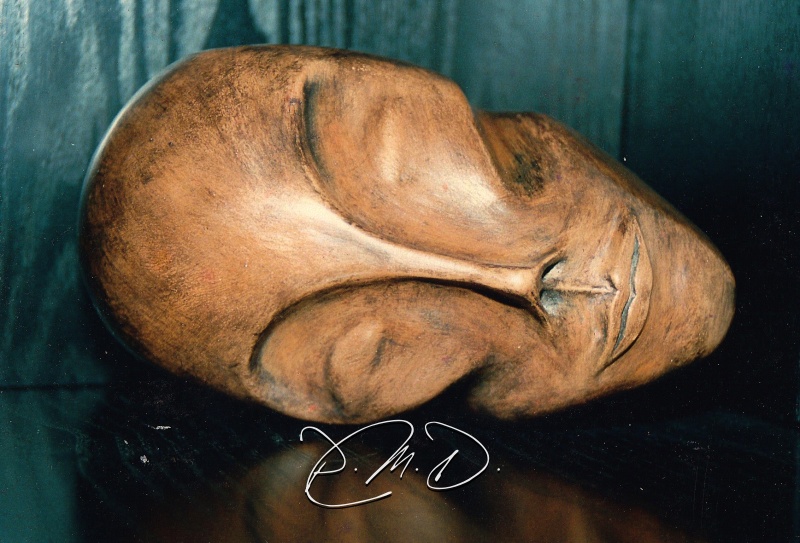 Inspiré de Constantin Brâncuși - Terre chamottée cuite et patinée
