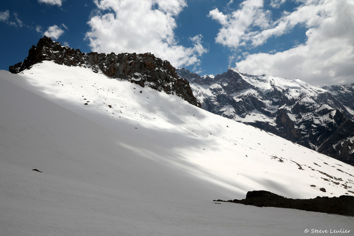 Descente du col Alaoudin, Tadjikistan