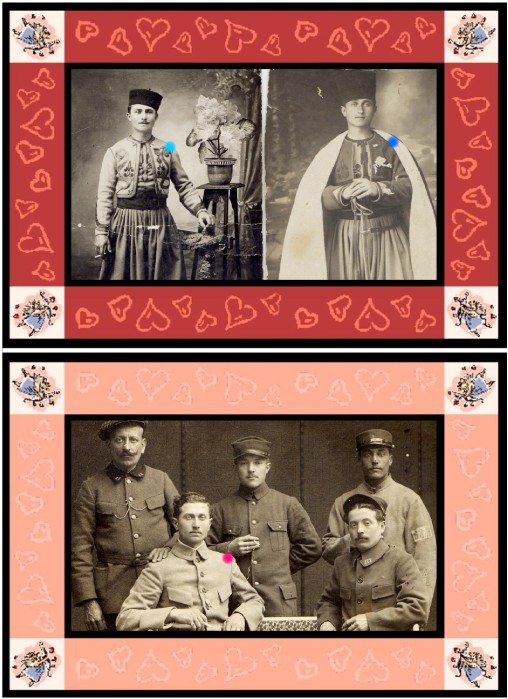 Les 3 frères musiciens à la guerre 1914-18 Les 3 frères musiciens à la guerre 1914-18