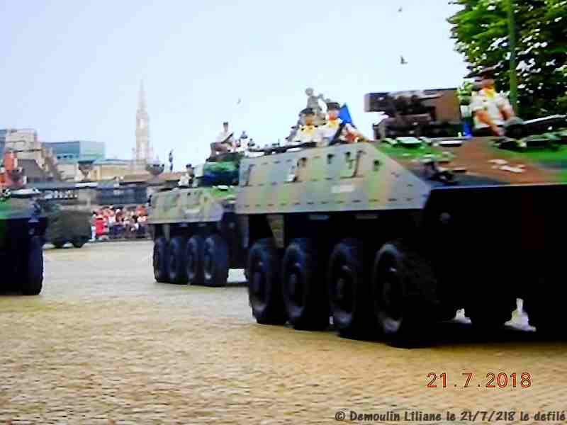 NOTRE DEFILE MILITAIRE DU 21/7/2018 A BRUXELLES