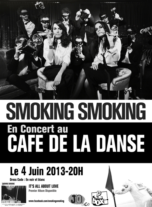 Smoking Smoking nous convie à un concert noir et blanc au Café de la Danse