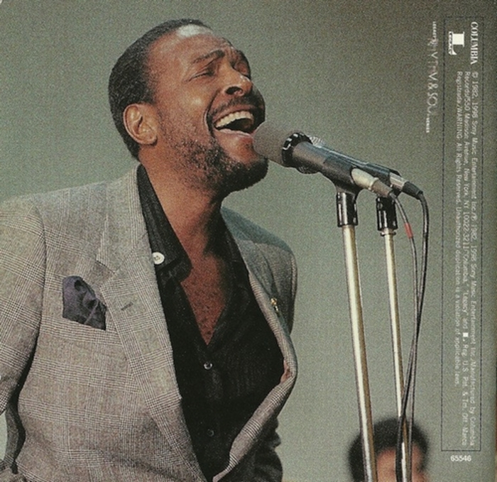 Marvin Gaye : Album " Midnight Love " CBS Records CBS 85977 [ NL ] en 1982