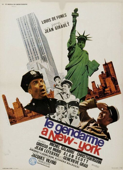 LE GENDARME A NEW YORK - LOUIS DE FUNES BOX OFFICE 1965
